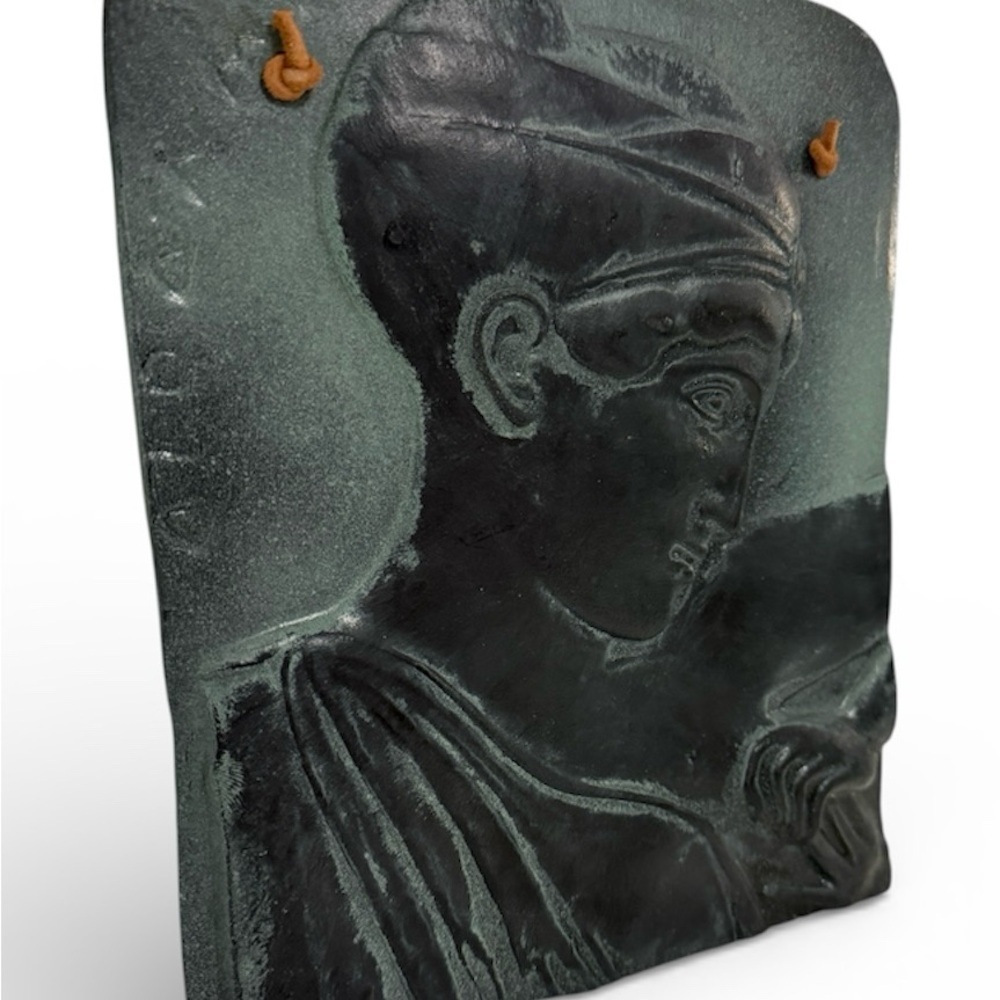 Vintage Greek Relief Plaque Hippodamia (Deidameia) Temple of Zeus Olympia Art - Picture 8 of 11